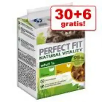 30 + 6 på köpet! 36 x 50 g perfect fit natural vitality adult 1+
