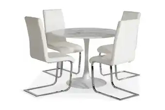 Matgrupp severo 100 cm rund med 4 jack stol