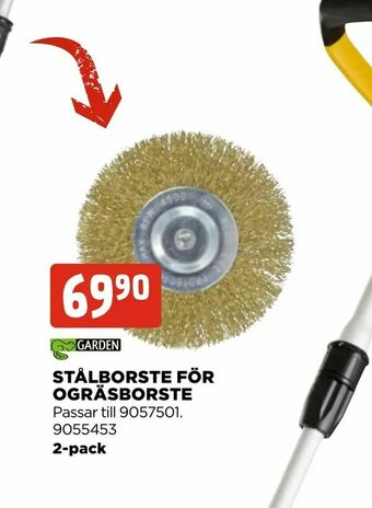 Jem&Fix Stålborste för ogräsborste erbjuda