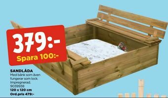 Jem&Fix Sandlåda erbjuda