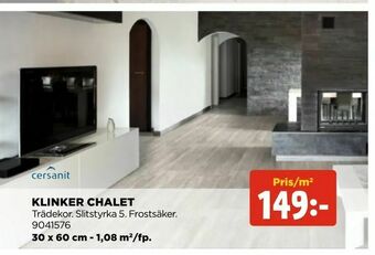 Jem&Fix Klinker chalet erbjuda
