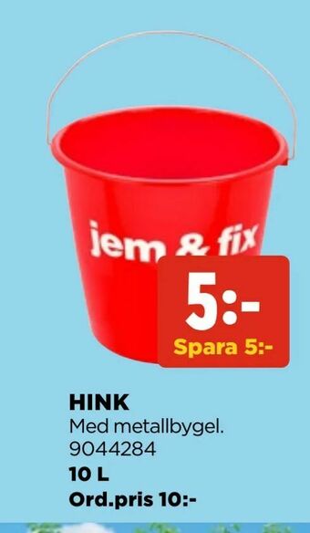 Jem&Fix Hink erbjuda