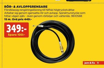 Jem&Fix Rör- & avloppsrensare erbjuda