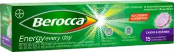 Berocca energy cassis & berries brustabletter, 15 st