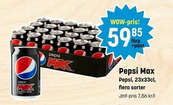 Eurocash Pepsi Max erbjuda