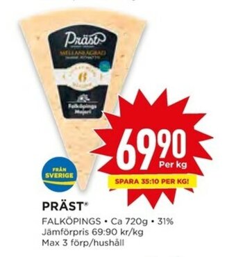 Willys Falköpings Präst 720g erbjuda