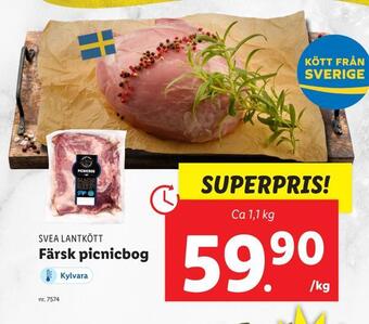 Lidl Färsk picnicbog erbjuda
