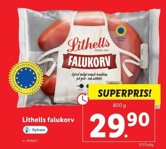 Lidl Lithells falukorv erbjuda