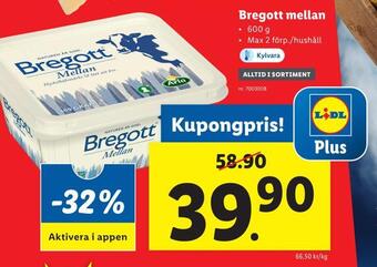 Bregott mellan