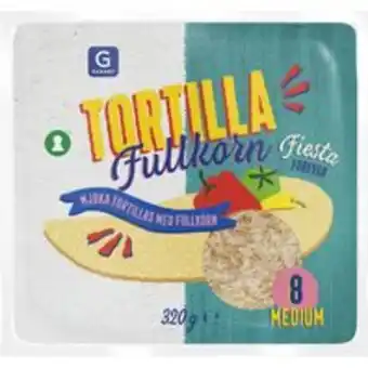 Willys Tortilla fullkorn medium erbjuda