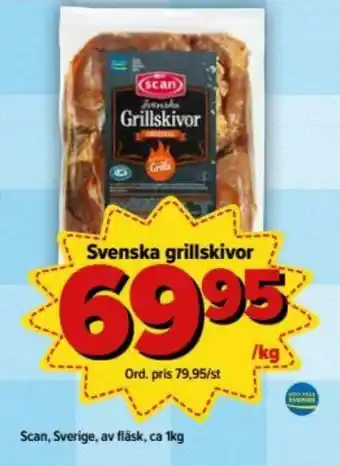Östenssons Scan Svenska grillskivor 1kg erbjuda