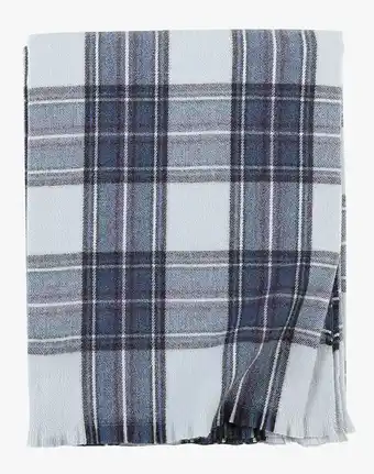 Pläd multi/blå