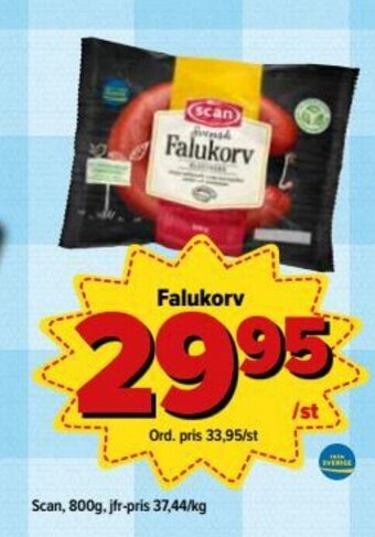 Östenssons Scan Falukorv 800g erbjuda