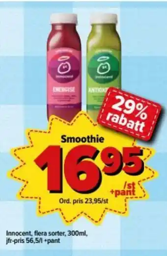 Östenssons Innocent Smoothie 300ml erbjuda