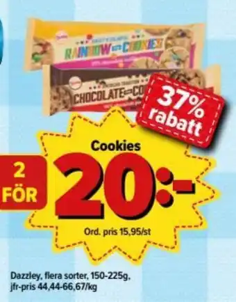 Östenssons Dazzley Cookies 150-225g erbjuda