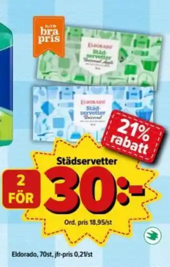 Östenssons Eldorado Städservetter 70st erbjuda