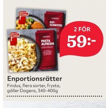 Hemköp Findus färdigrätter erbjuda