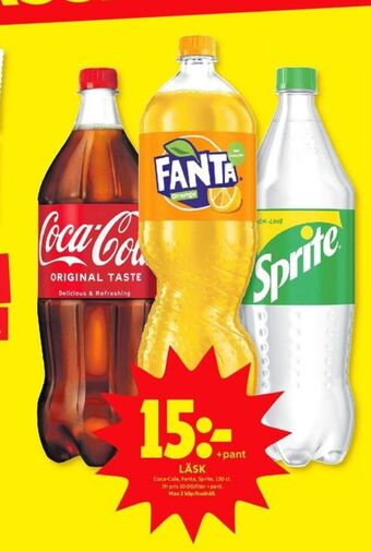 ICA Kvantum Coca cola läskedryck erbjuda