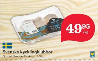 Hemköp Garant kycklingklubbor erbjuda