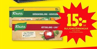 ICA Kvantum Knorr buljongtärningar erbjuda