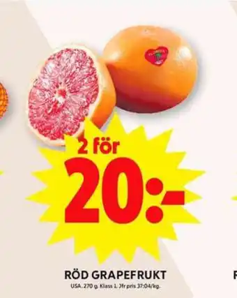 ICA Maxi Ica grapefrukt erbjuda