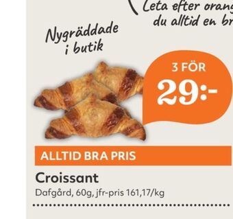Hemköp Dafgårds butiksbakat kaffebröd erbjuda