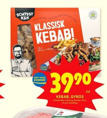 ICA Kvantum Schysst käk kebab erbjuda