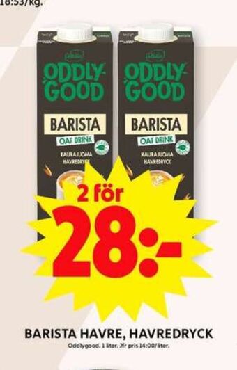 Valio oddlygood havredryck