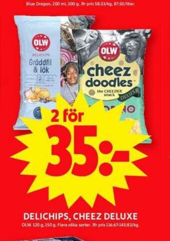 ICA Maxi Olw chips erbjuda
