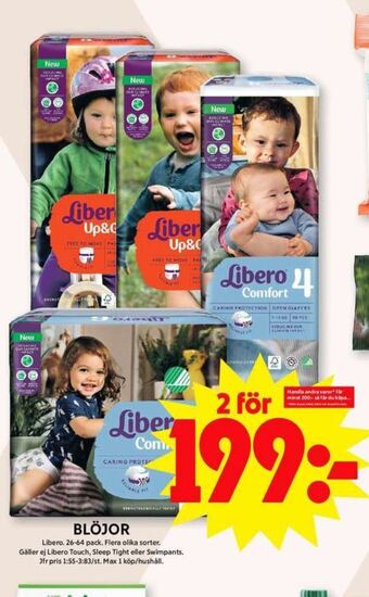 ICA Maxi Comfort blöjor erbjuda