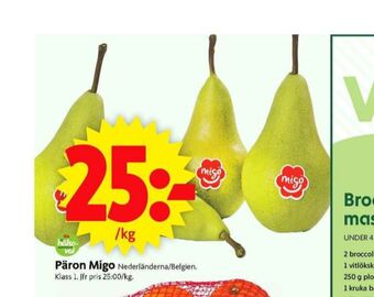 ICA Supermarket Migo päron erbjuda