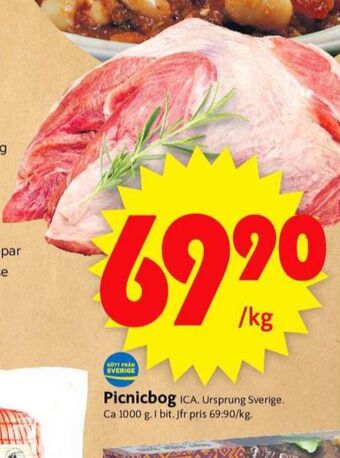 ICA Supermarket Ica picnicbog erbjuda