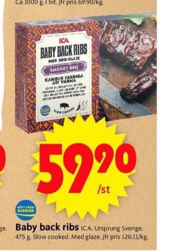 ICA Supermarket Ica spareribs erbjuda