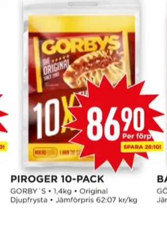 Gorbys piroger