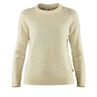 Outnorth Women's övik nordic sweater chalk white erbjuda
