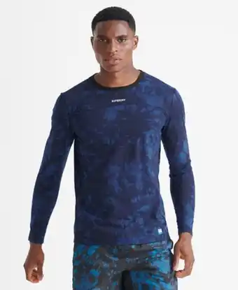 Superdry Run löst sittande långärmad tröja erbjuda