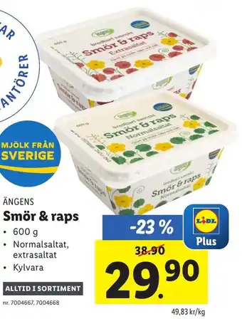 Lidl Ängens Smör & raps 600g erbjuda
