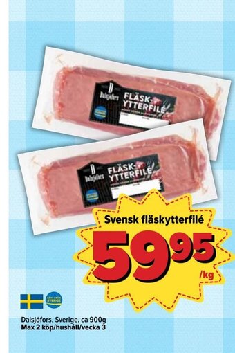Östenssons Svensk Fläskytterfilé erbjuda