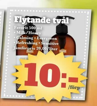 Bonum Matmarknad Flytande tvål erbjuda