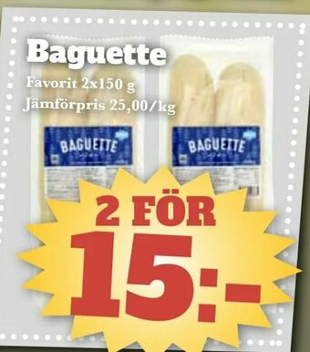 Bonum Matmarknad Baguette erbjuda