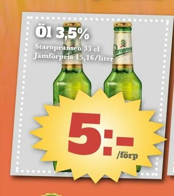 Bonum Matmarknad Öl 3,5% erbjuda