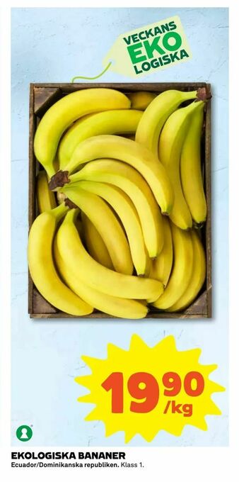 Coop Extra Ekologiska bananer erbjuda