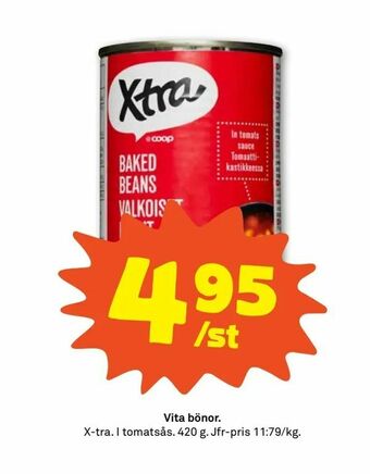 Coop Forum Vita bönor erbjuda