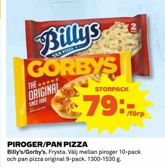 Coop Daglivs Piroger/pan pizza erbjuda