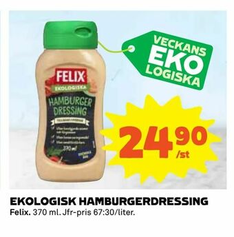 Coop Daglivs Ekologisk hamburgerdressing erbjuda
