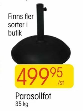 EKO Parasollfot erbjuda