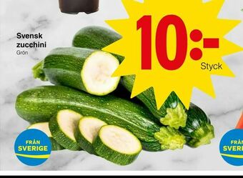 Svensk zucchini