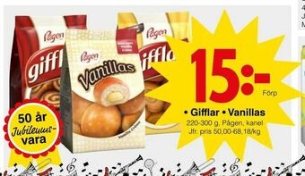 Matöppet Gifflar • Vanillas erbjuda