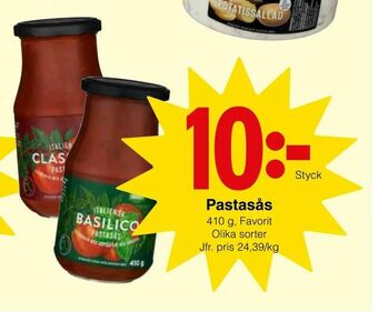 Pastasås