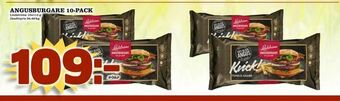 Angusburgare 10-pack